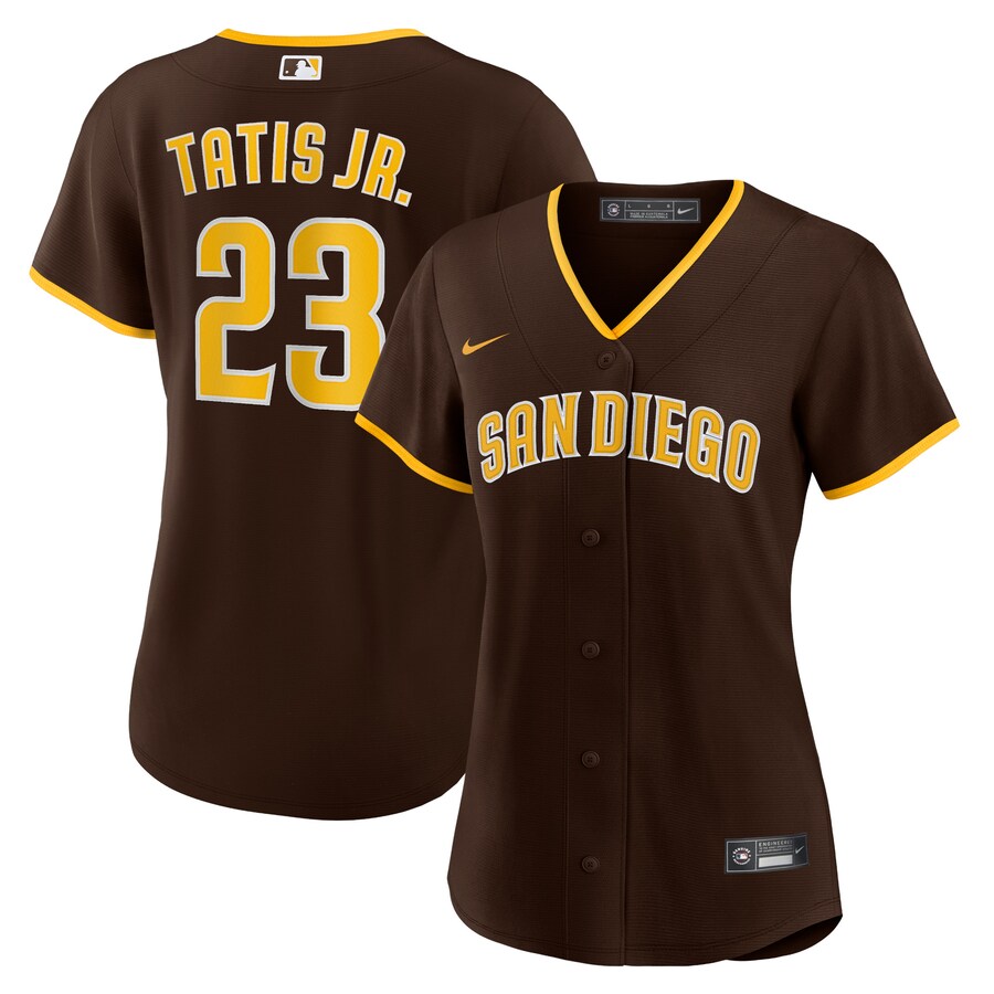 Women's San Diego Padres Fernando Tatís Jr. Nike Brown Road Replica Player Jersey - Vujersey Los Angeles Rams