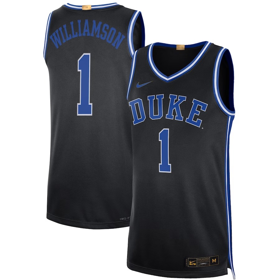 Zion Williamson Duke Blue Devils Nike Alumni Player Limited Basketball Jersey - Black - Vujersey Los Angeles Rams