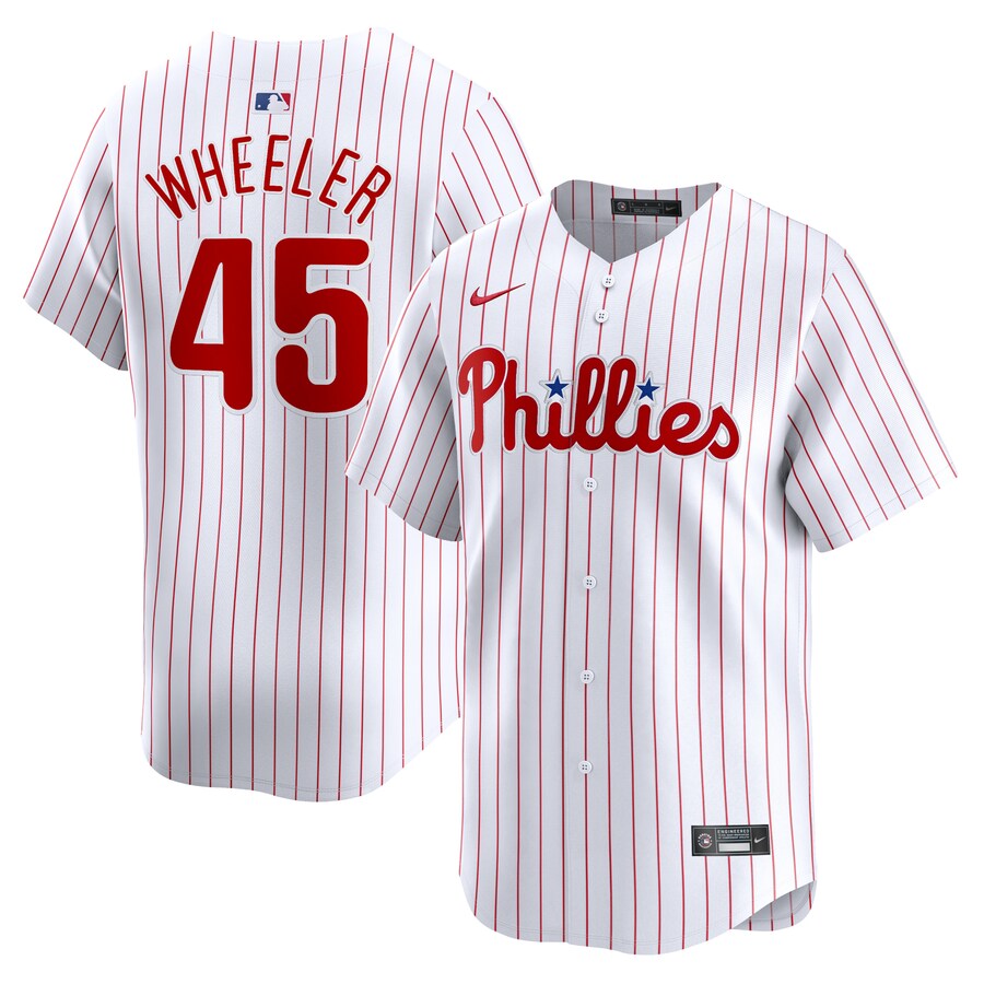 Men's Philadelphia Phillies Zack Wheeler Nike White Home Limited Player Jersey - Vujersey Los Angeles Rams