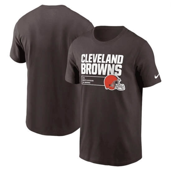 Men's Cleveland Browns Brown Division Essential T Shirt - Vujersey Los Angeles Rams