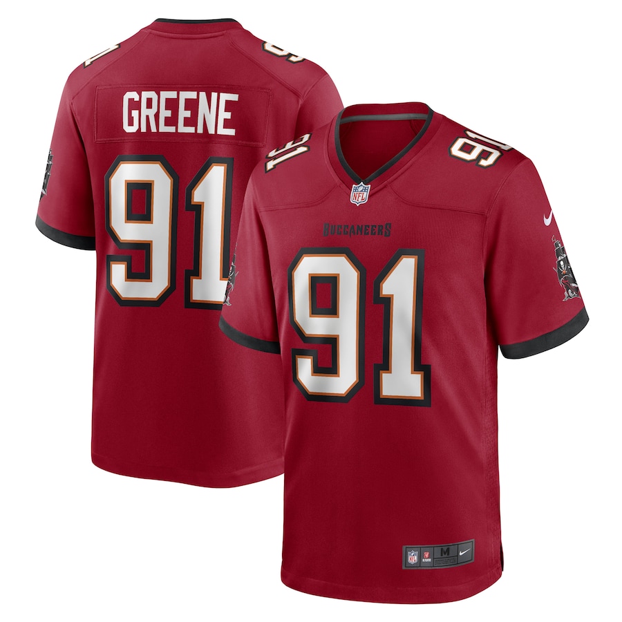 Men's Tampa Bay Buccaneers Mike Greene Nike Red Game Player Jersey - Vujersey Los Angeles Rams