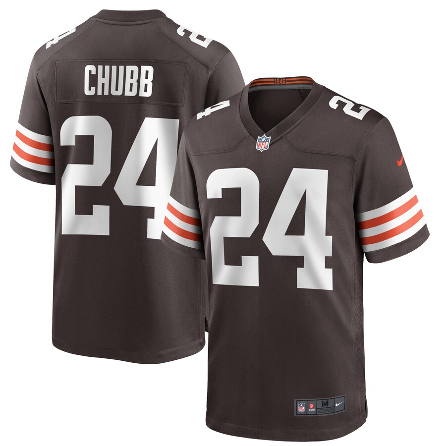 Men's Cleveland Browns Nick Chubb Nike Brown Game Player Jersey - Vujersey Los Angeles Rams