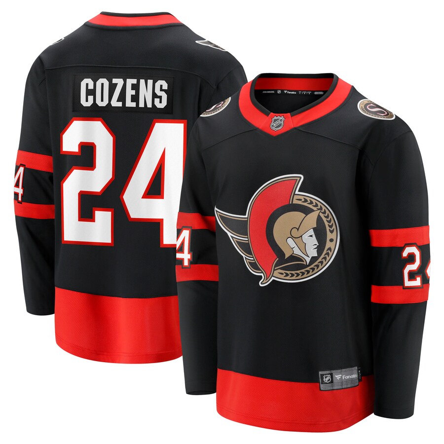 Men's Ottawa Senators Dylan Cozens Fanatics Black Home Breakaway Jersey - Vujersey Los Angeles Rams