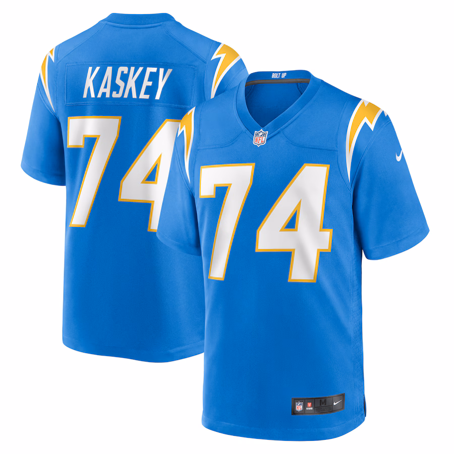 Men's Los Angeles Chargers Matt Kaskey Nike Powder Blue Team Game Jersey - Vujersey Los Angeles Rams