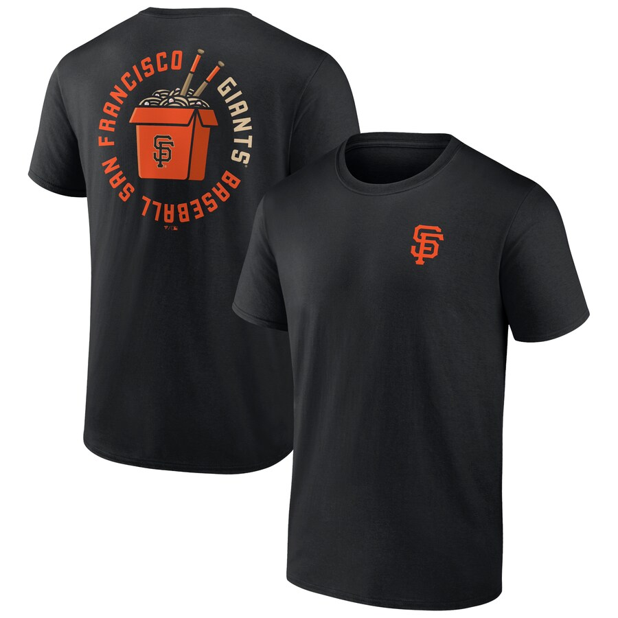 Men's San Francisco Giants Black Noodles T-Shirt - Vujersey Los Angeles Rams