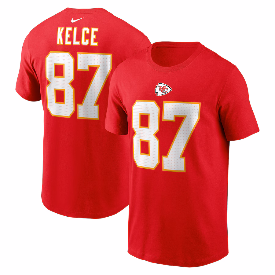 Men's Kansas City Chiefs  Nike Heather Gray 2024 AFC Champions Locker Room Trophy Collection Extended Sizes T-Shirt - Vujersey Los Angeles Rams