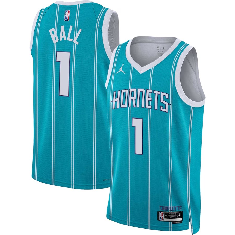Unisex Charlotte Hornets LaMelo Ball Jordan Brand Teal Swingman Jersey - Icon Edition - Vujersey Los Angeles Rams