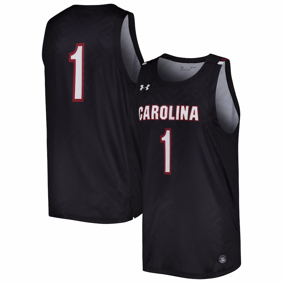 South Carolina Gamecocks Under Armour Replica Basketball Jersey - Black - Vujersey Los Angeles Rams