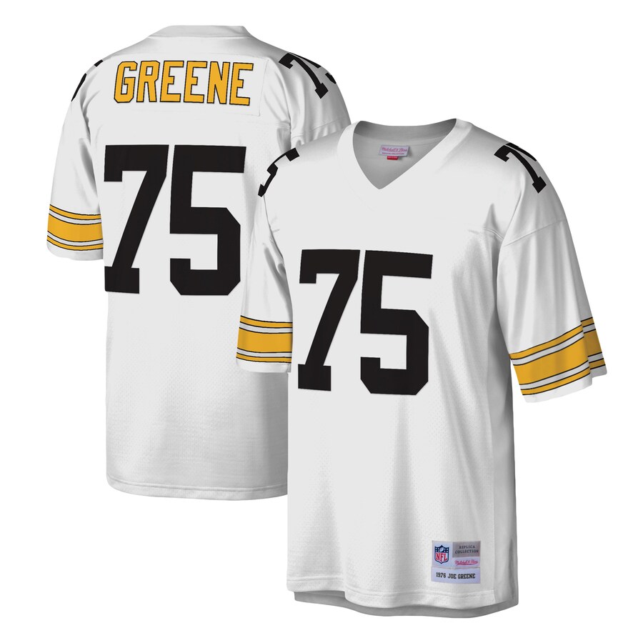Men's Pittsburgh Steelers Joe Greene Mitchell & Ness White Legacy Replica Jersey - Vujersey Los Angeles Rams