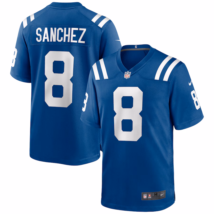 Men's Indianapolis Colts Rigoberto Sanchez Nike Royal Game Jersey - Vujersey Los Angeles Rams