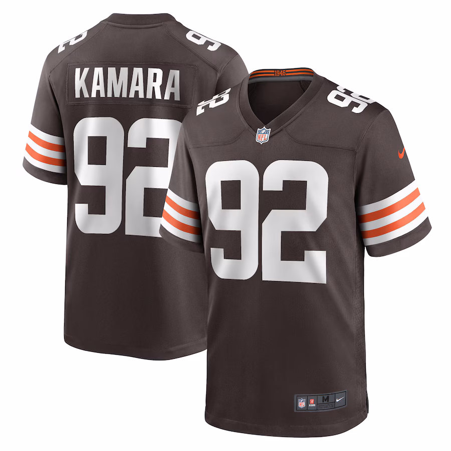 Men's Cleveland Browns Sam Kamara Nike  Brown Team Game Jersey - Vujersey Los Angeles Rams