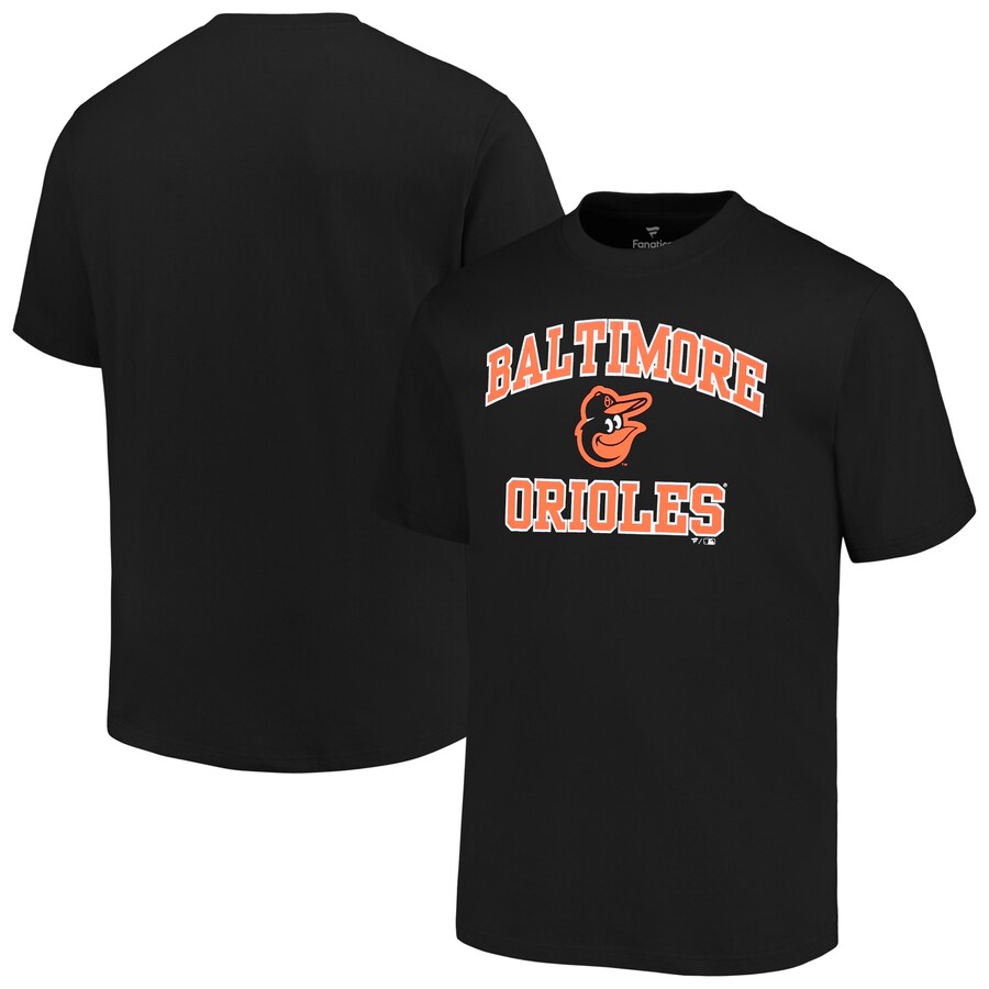 Men's Baltimore Orioles Profile Black Big & Tall Heart & Soul T-Shirt - Vujersey Los Angeles Rams