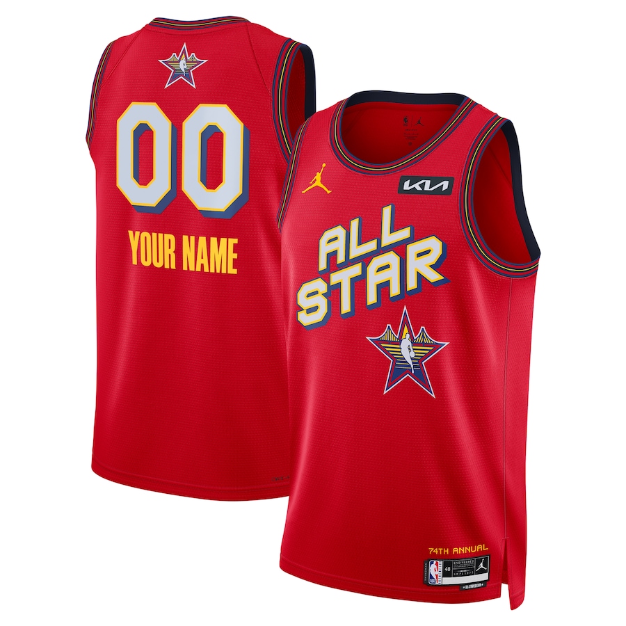 Unisex Jordan Brand Red 2025 NBA All-Star Game Swingman Pick-A-Player Jersey - Vujersey Los Angeles Rams
