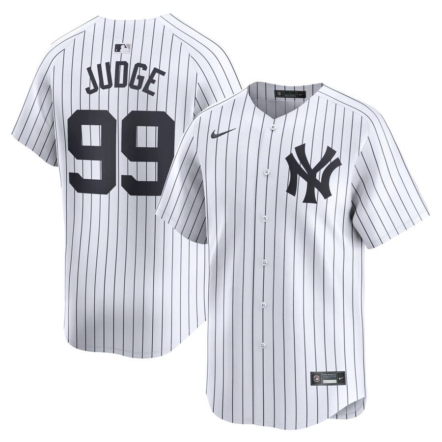Men's New York Yankees Aaron Judge Nike White Home Limited Player Jersey - Vujersey Los Angeles Rams