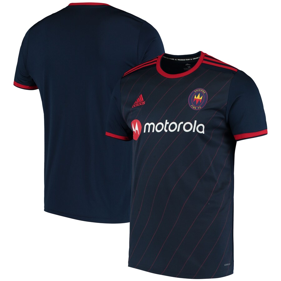 Men's Chicago Fire adidas Navy 2020 Replica Blank Primary Jersey - Vujersey Los Angeles Rams