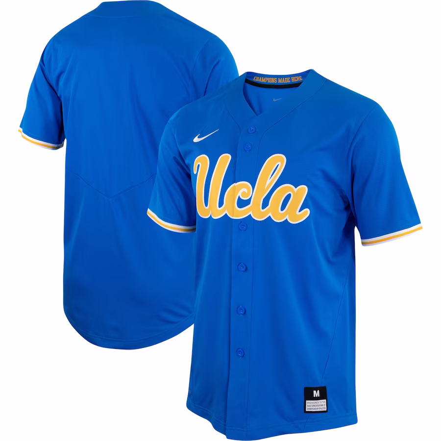 UCLA Bruins Nike Replica Baseball Jersey - Blue - Vujersey Los Angeles Rams