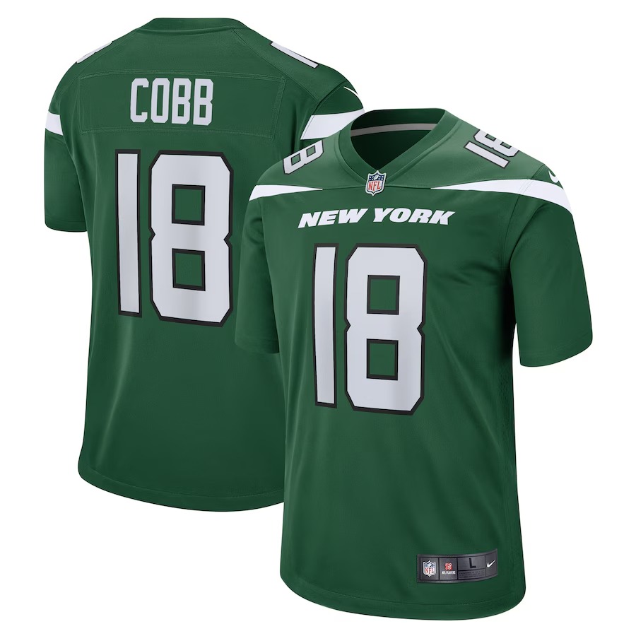Men's New York Jets Randall Cobb Nike Gotham Green  Game Jersey - Vujersey Los Angeles Rams
