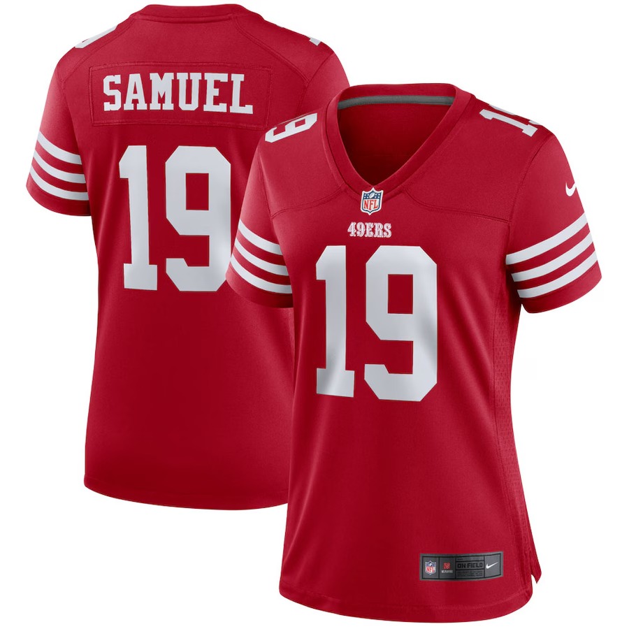 Women's San Francisco 49ers Deebo Samuel Nike Scarlet Player Jersey - Vujersey Los Angeles Rams