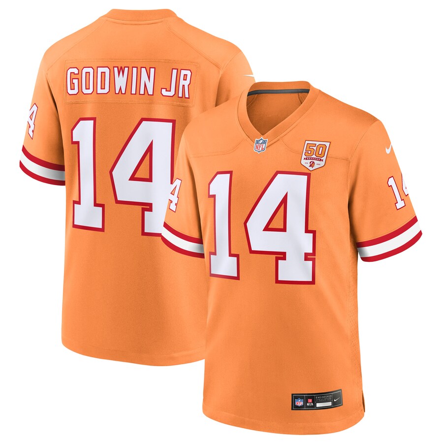 Men's Tampa Bay Buccaneers Chris Godwin Jr. Nike Creamsicle 50th Season Game Jersey - Vujersey Los Angeles Rams