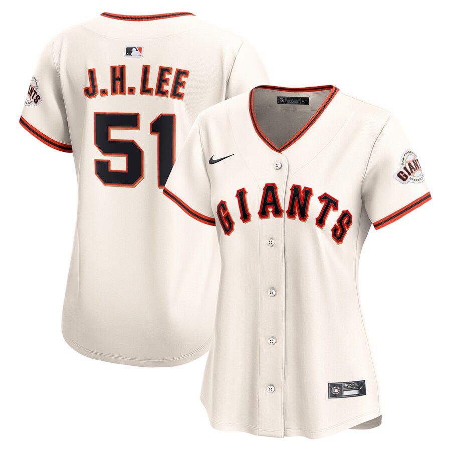 Women's San Francisco Giants Jung Hoo Lee Nike Cream Home Limited Jersey - Vujersey Los Angeles Rams