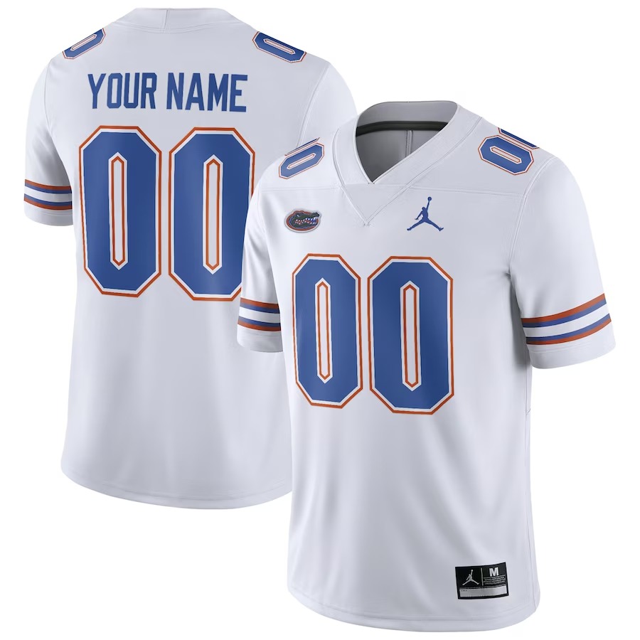 Florida Gators Jordan Brand Football Custom Game Jersey - White - Vujersey Los Angeles Rams