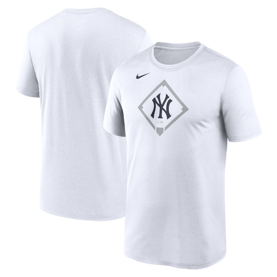 Men's New York Yankees Nike White Icon Legend Performance T-Shirt - Vujersey Los Angeles Rams