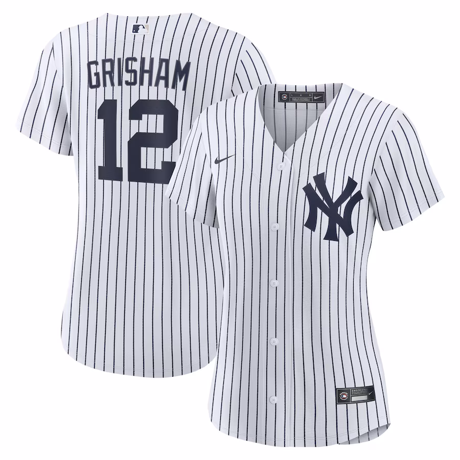 Women's New York Yankees Trent Grisham Nike White Home Replica Jersey - Vujersey Los Angeles Rams