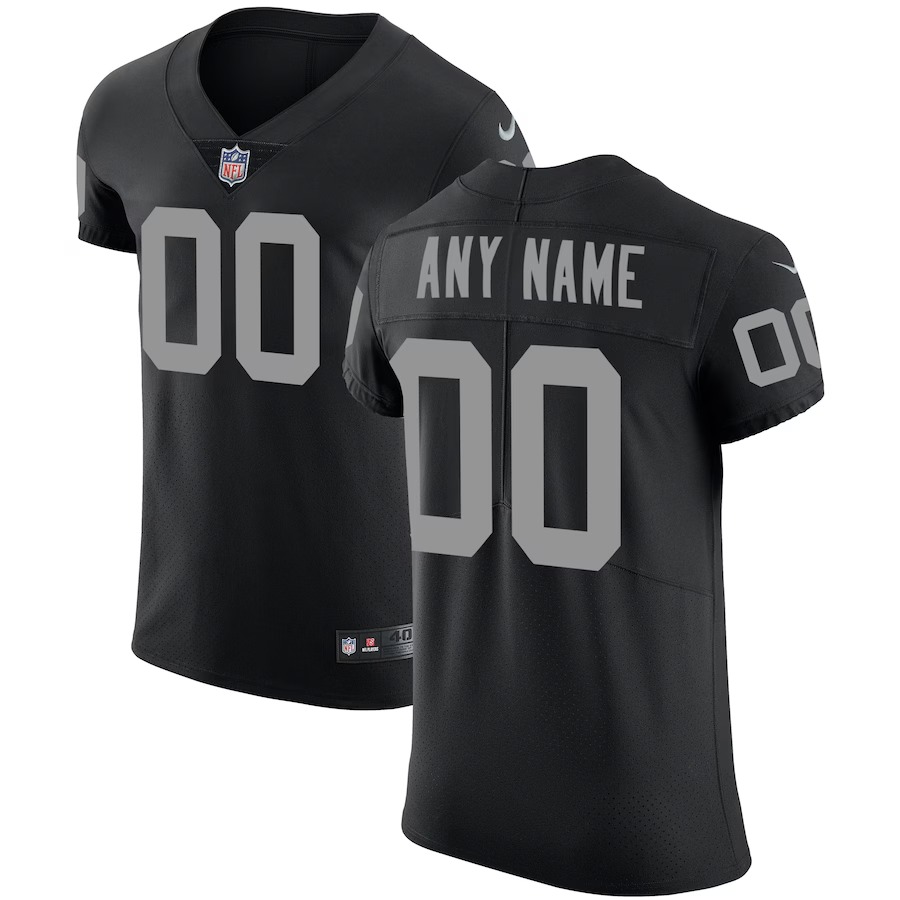 Men's Las Vegas Raiders Nike Black Vapor Untouchable Custom Elite Jersey - Vujersey Los Angeles Rams