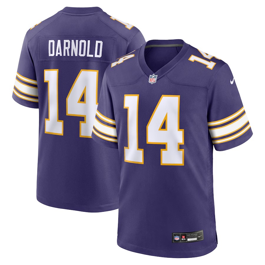 Men's Minnesota Vikings Sam Darnold Nike Purple Alternate Game Jersey - Vujersey Los Angeles Rams