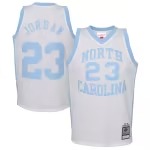 Michael Jordan North Carolina Tar Heels Mitchell & Ness Youth 1983/84 Authentic Retired Player Jersey - White - Vujersey Los Angeles Rams