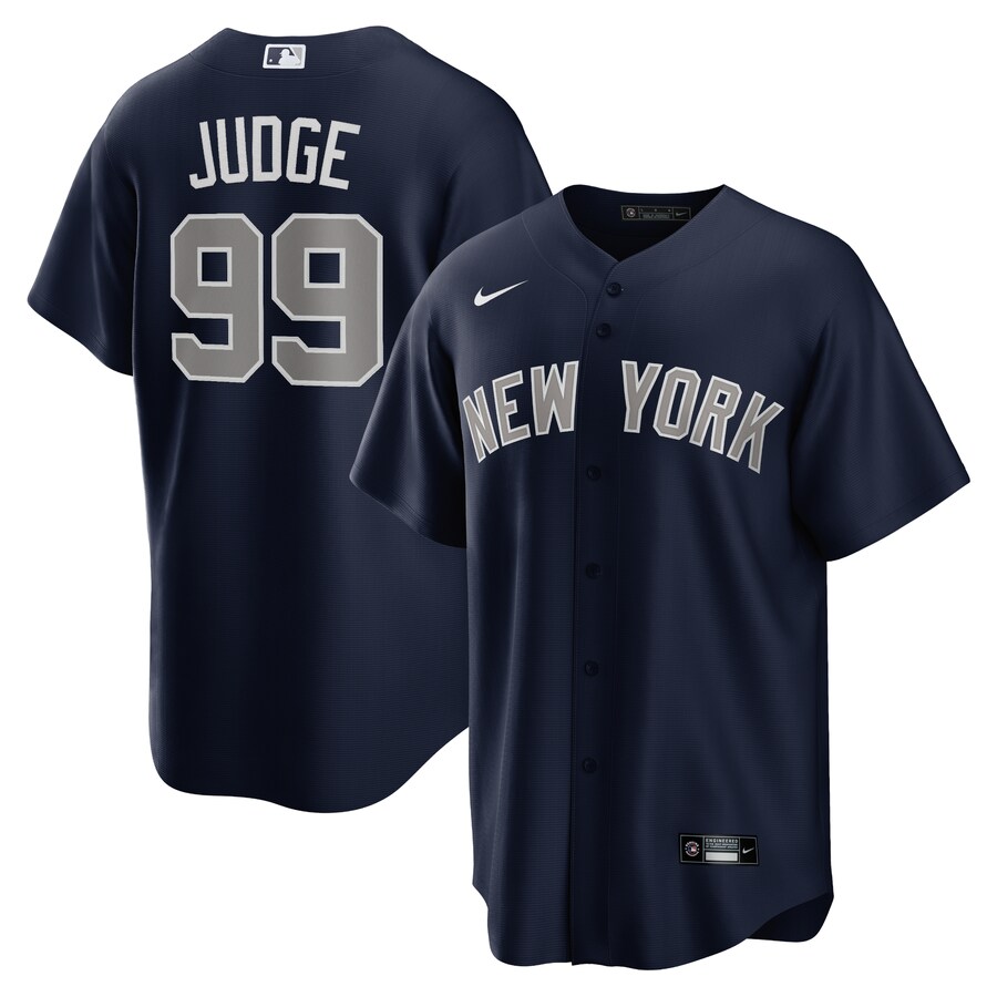 Men's New York Yankees Aaron Judge Nike Navy Alternate Replica Player Name Jersey - Vujersey Los Angeles Rams