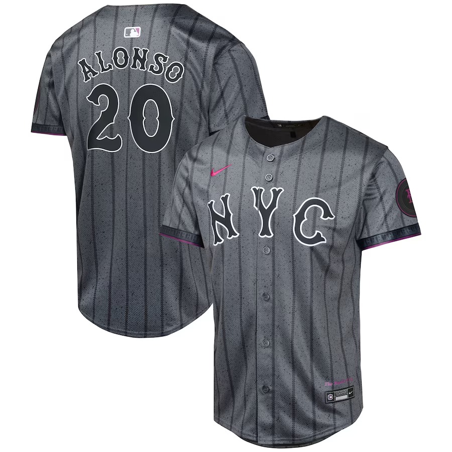 Youth New York Mets Pete Alonso Nike Graphite 2024 City Connect Limited Player Jersey - Vujersey Los Angeles Rams