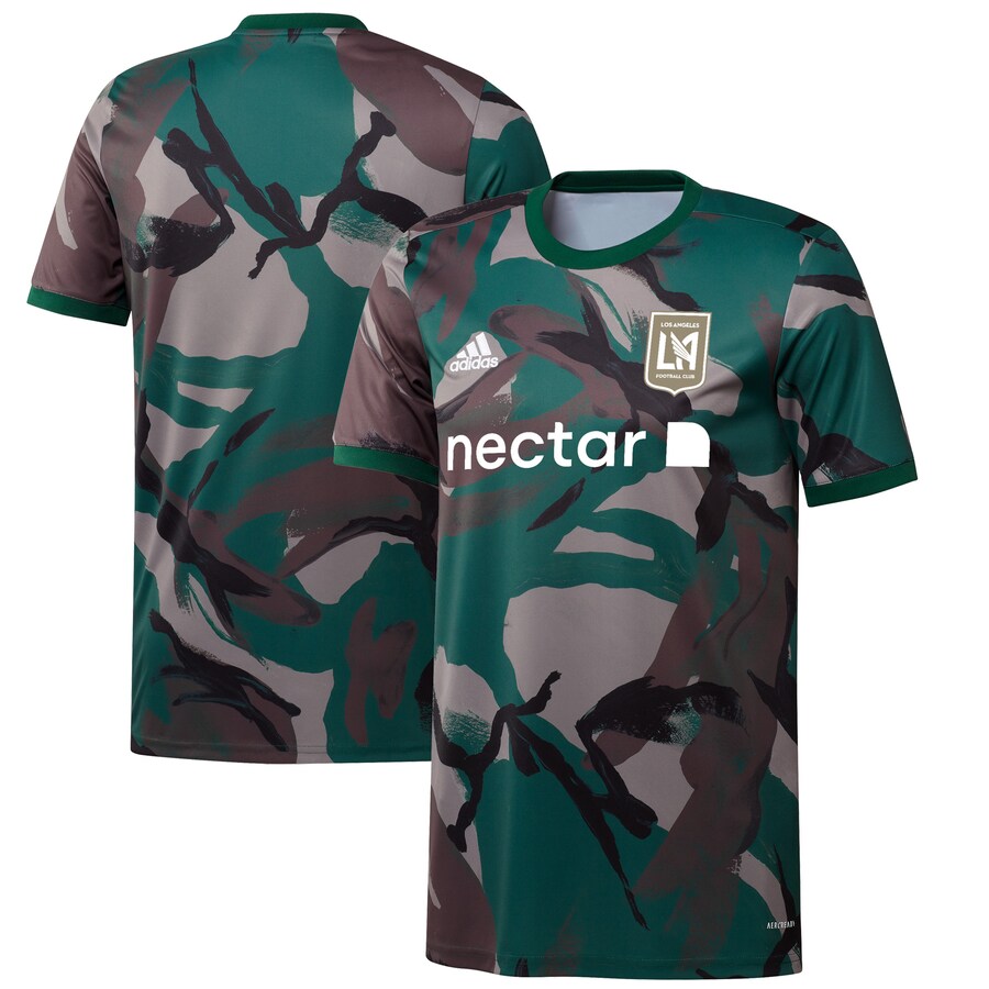 Men's LAFC adidas Camo 2021 Pre-Match Performance Top - Vujersey Los Angeles Rams