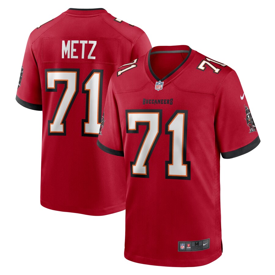 Men's Tampa Bay Buccaneers Lorenz Metz Nike  Red  Game Jersey - Vujersey Los Angeles Rams