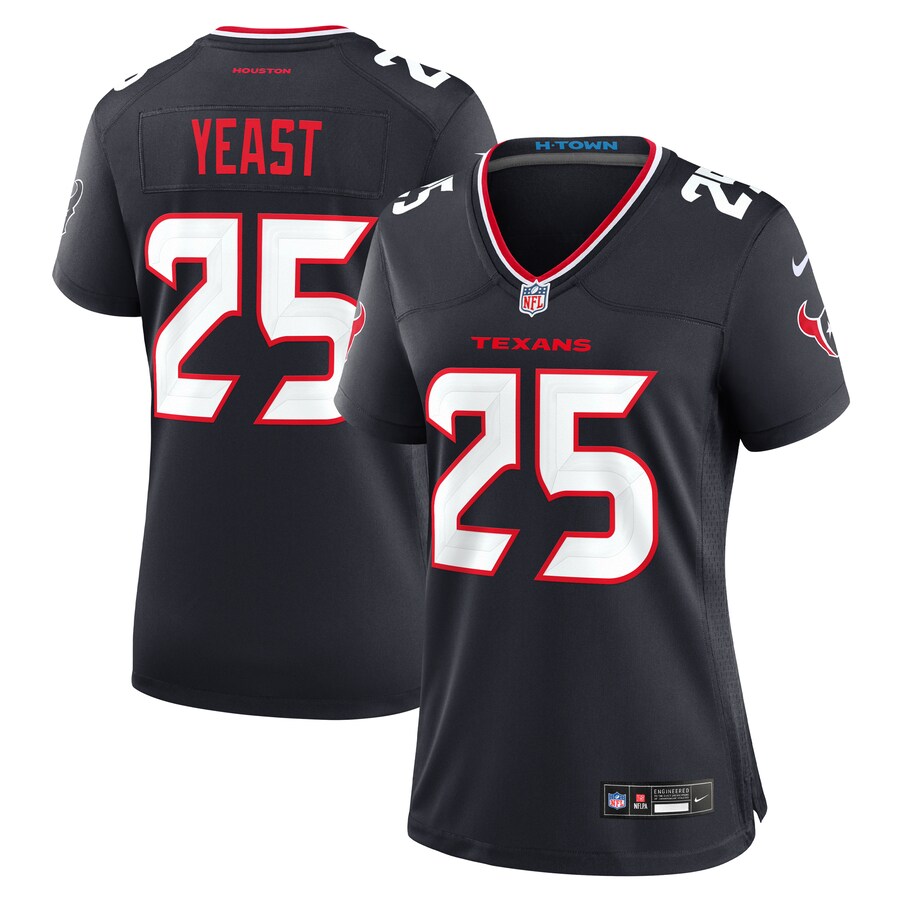 Women's Houston Texans Russ Yeast Nike Navy Team Game Jersey - Vujersey Los Angeles Rams