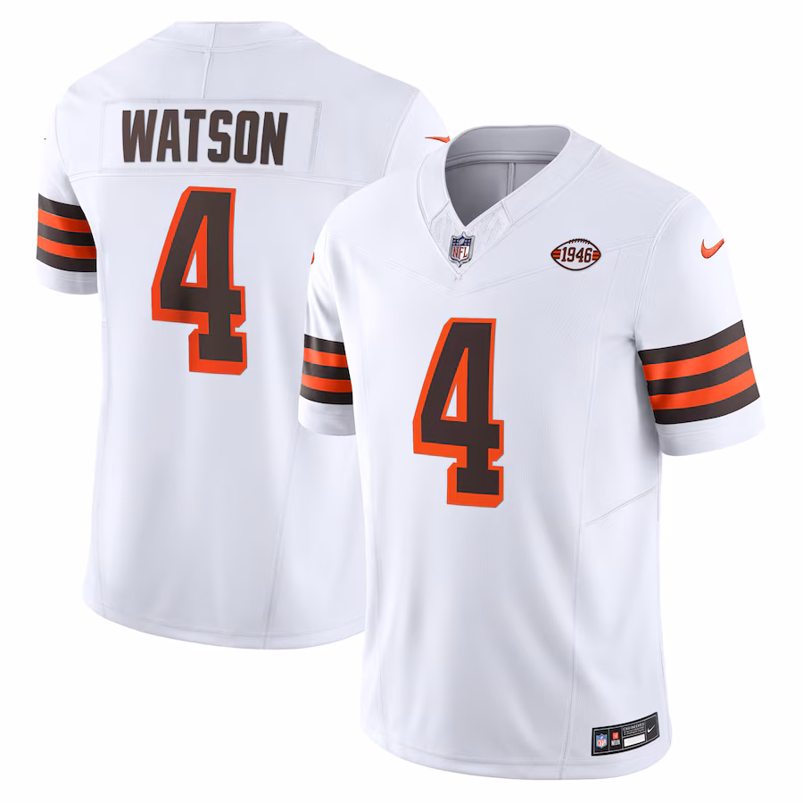 Men's Cleveland Browns Deshaun Watson Nike White Vapor F.U.S.E. Limited Jersey - Vujersey Los Angeles Rams