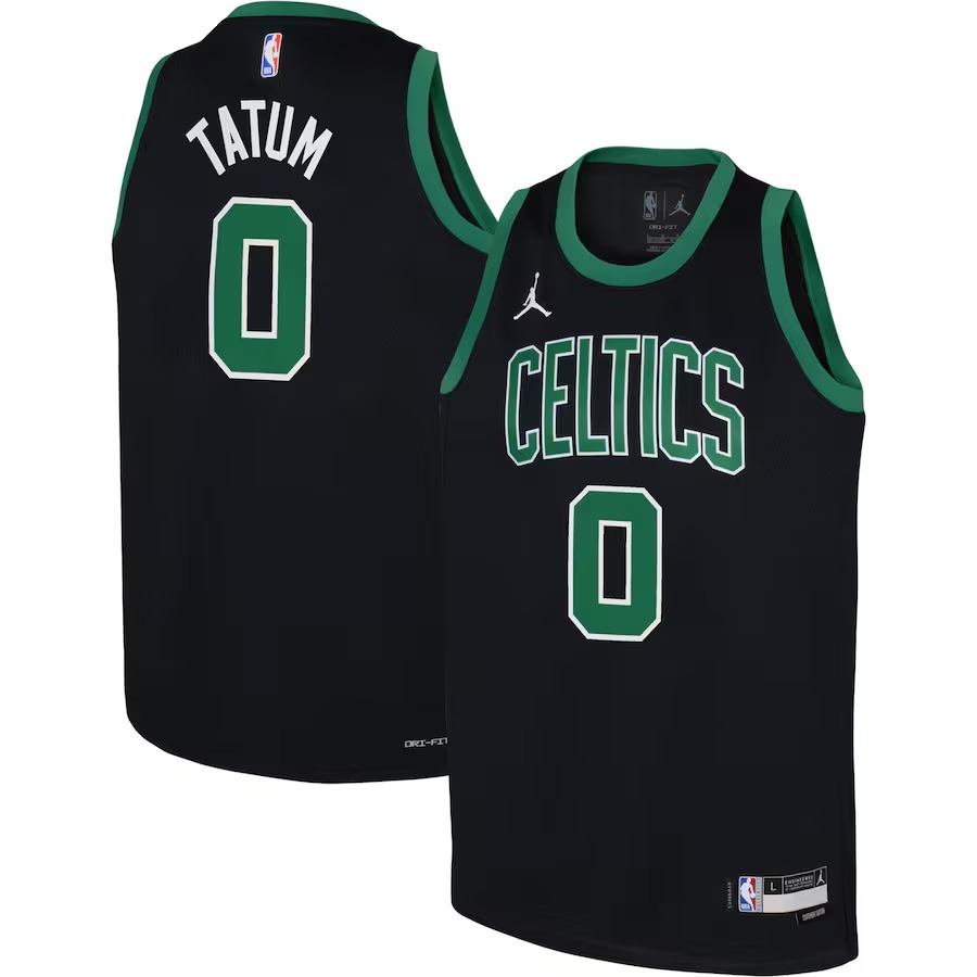 Youth Boston Celtics Jayson Tatum Jordan Brand Black Swingman Jersey - Statement Edition - Vujersey Los Angeles Rams
