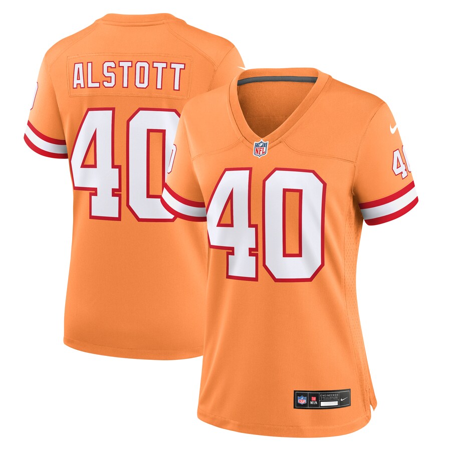 Women's Tampa Bay Buccaneers Mike Alstott Nike Orange Throwback Game Jersey - Vujersey Los Angeles Rams