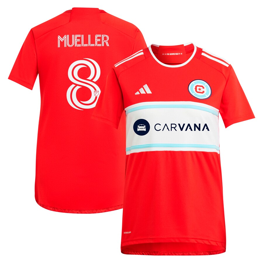 Women's Chicago Fire Chris Mueller adidas Red 2024 Return To Red Replica Player Jersey - Vujersey Los Angeles Rams