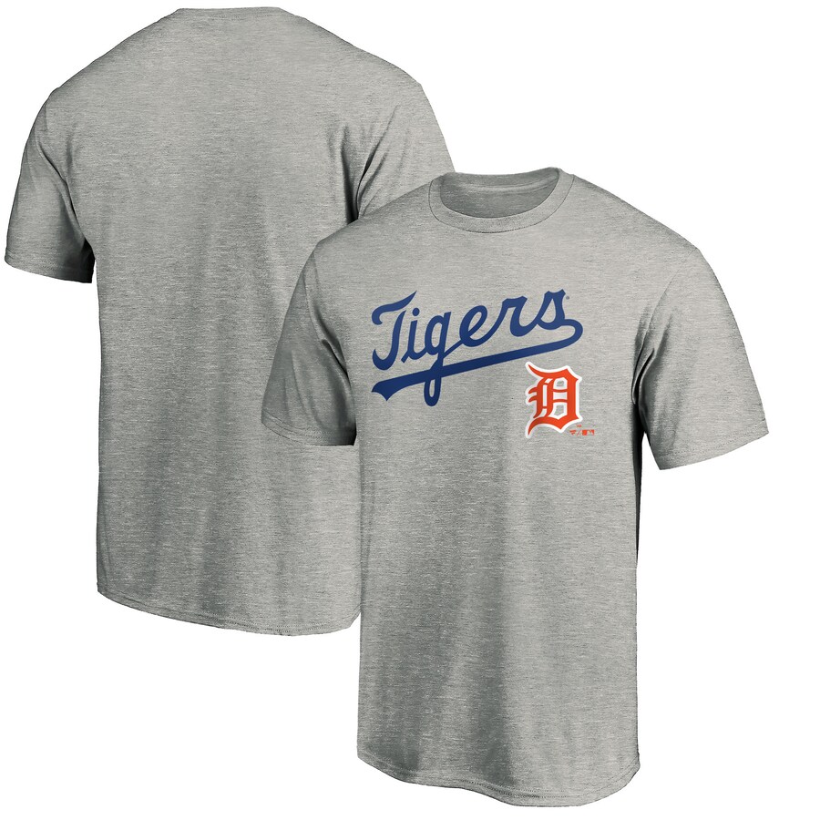 Men's Detroit Tigers Heather Gray Cooperstown Collection Wahconah T-Shirt - Vujersey Los Angeles Rams