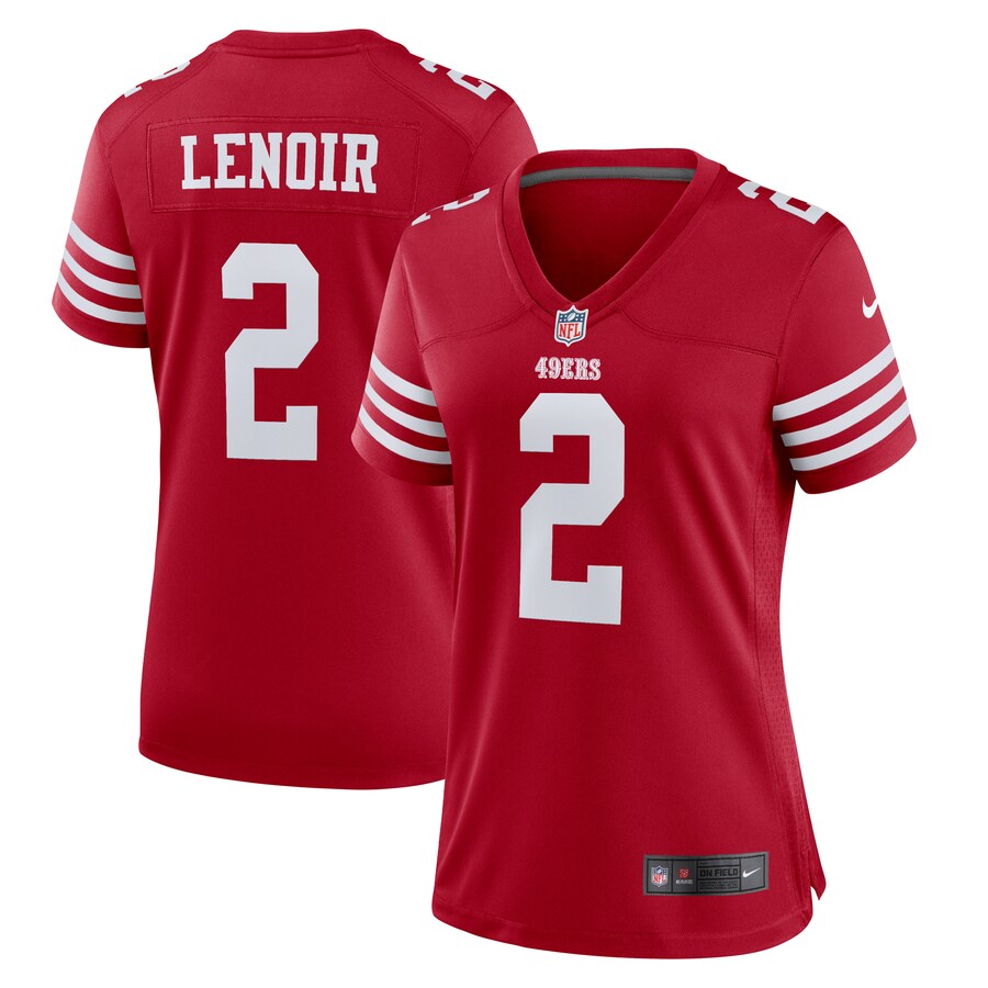 Women's San Francisco 49ers Deommodore Lenoir Nike  Scarlet  Game Jersey - Vujersey Los Angeles Rams