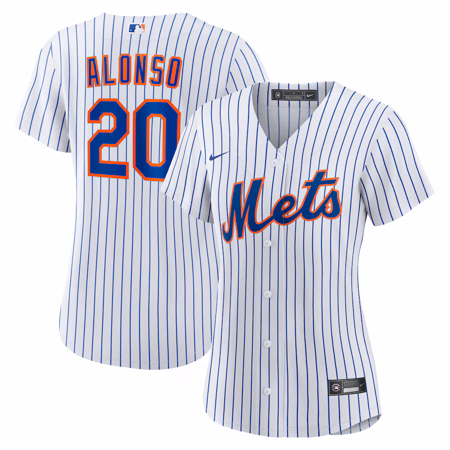 Women's New York Mets Pete Alonso Nike White Home Replica Jersey - Vujersey Los Angeles Rams