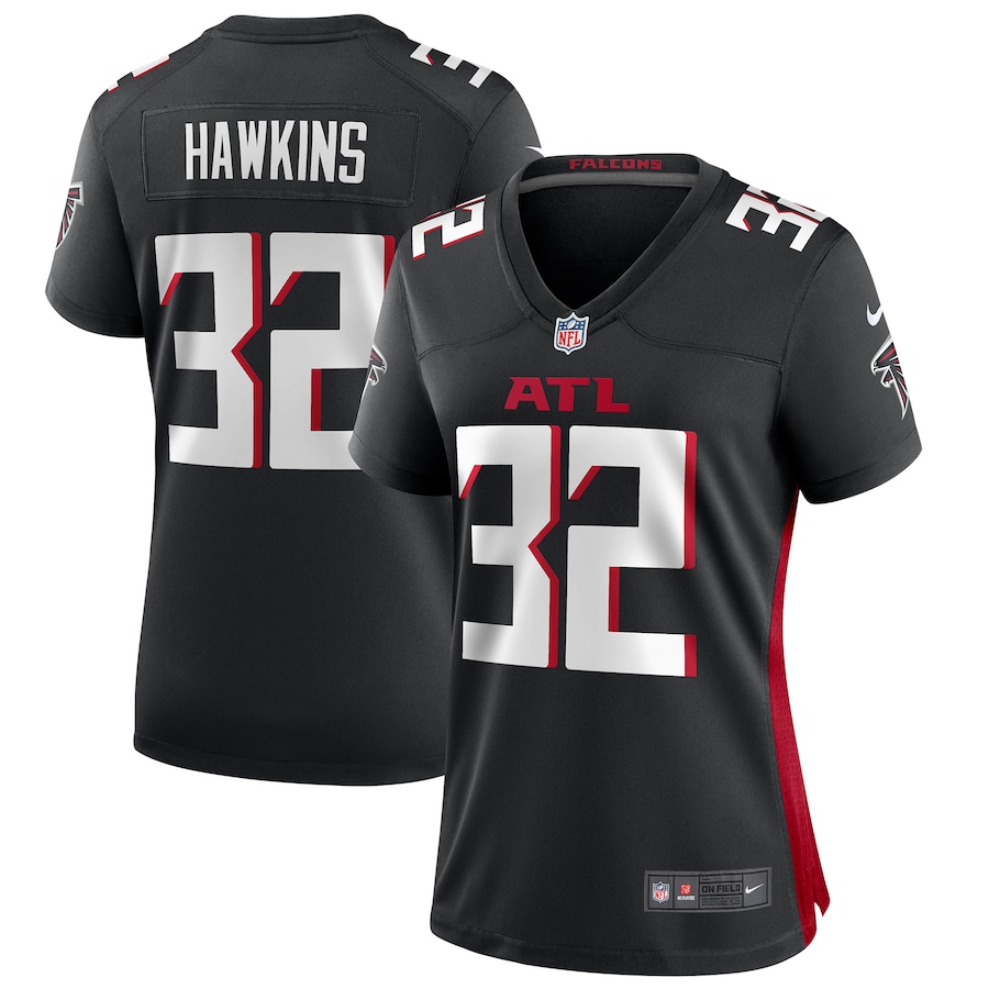 Women's Atlanta Falcons Jaylinn Hawkins Nike Black Game Jersey - Vujersey Los Angeles Rams