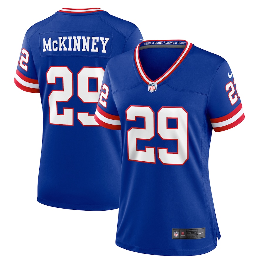 Women's New York Giants Xavier McKinney Nike Royal Classic Player Game Jersey - Vujersey Los Angeles Rams