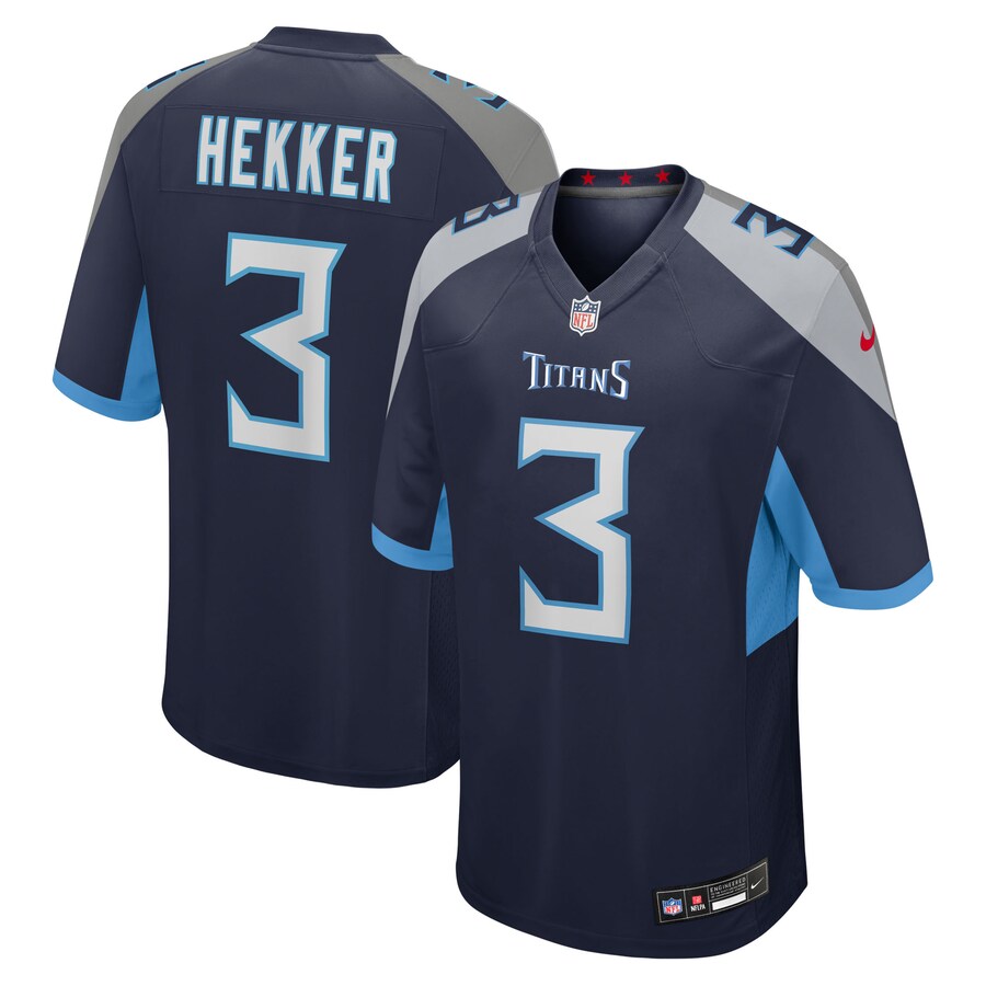 Men's Tennessee Titans Johnny Hekker Nike Navy Team Game Jersey - Vujersey Los Angeles Rams