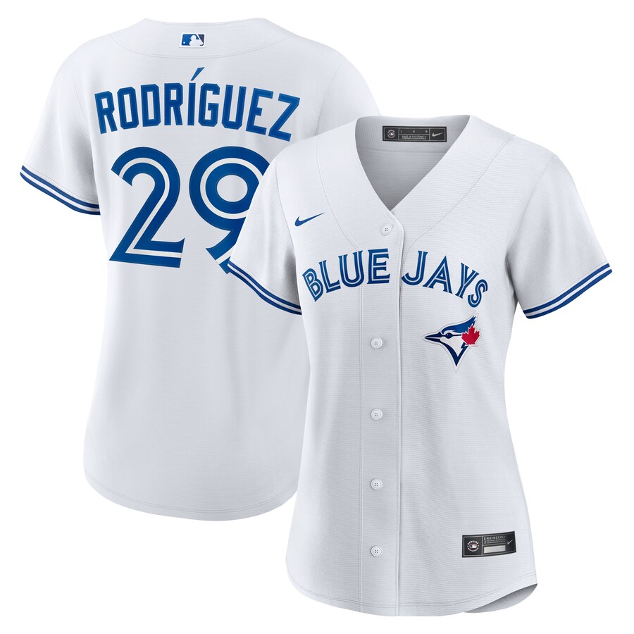 Women's Toronto Blue Jays Yariel Rodriguez Nike White Home Replica Jersey - Vujersey Los Angeles Rams