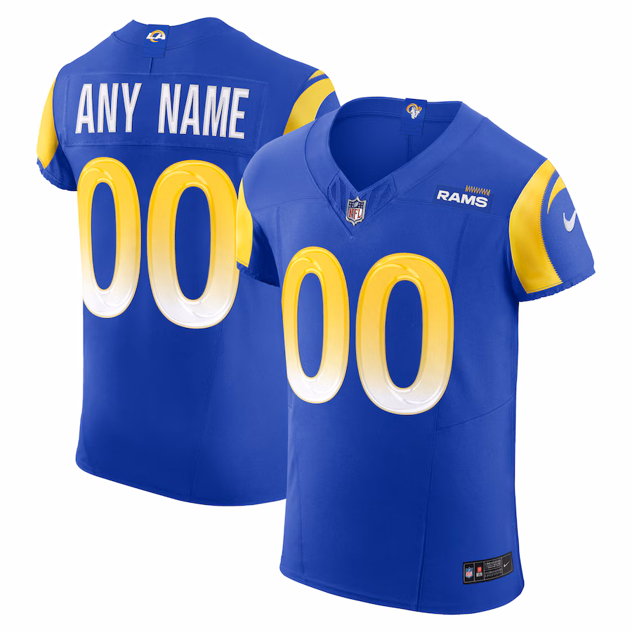 Men's Los Angeles Rams Nike Royal  Vapor F.U.S.E. Elite Custom Jersey - Vujersey Los Angeles Rams