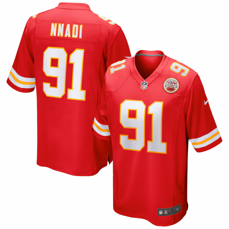 Men's Kansas City Chiefs Derrick Nnadi Nike Red Game Jersey - Vujersey Los Angeles Rams