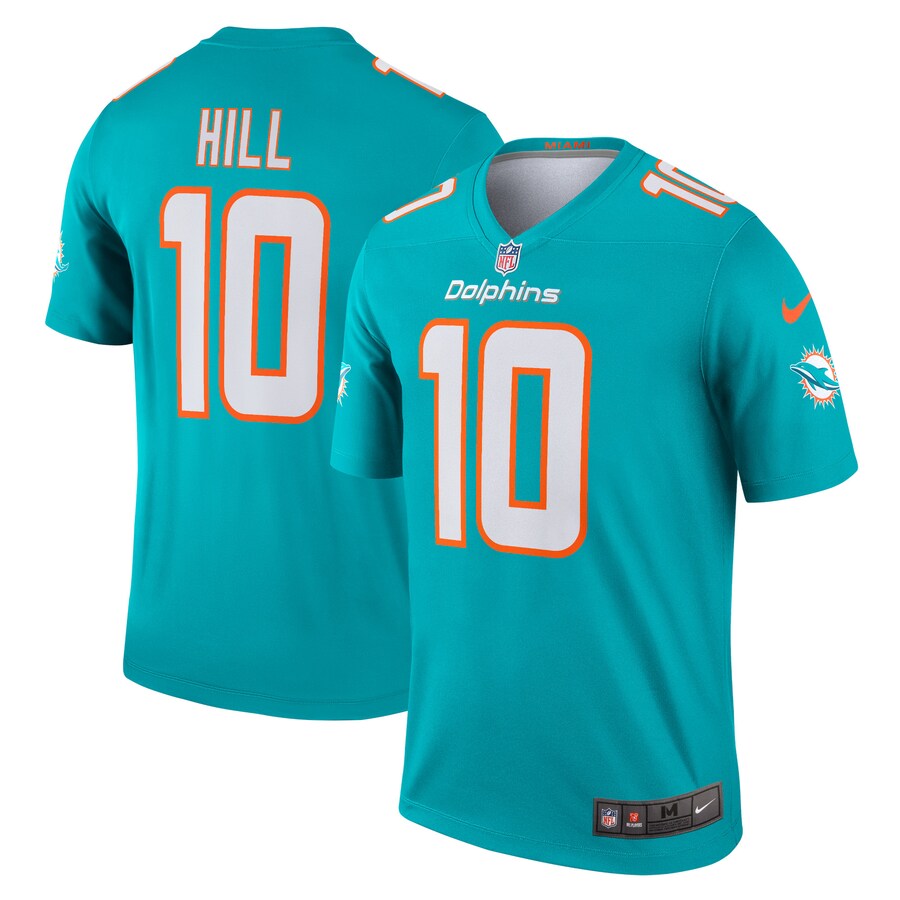 Men's Miami Dolphins Tyreek Hill Nike Aqua Legend Player Performance Top - Vujersey Los Angeles Rams