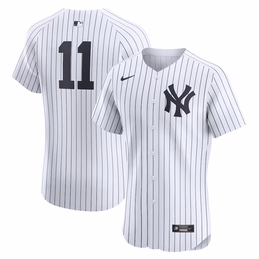 Men's New York Yankees Anthony Volpe Nike White Home Elite Jersey - Vujersey Los Angeles Rams